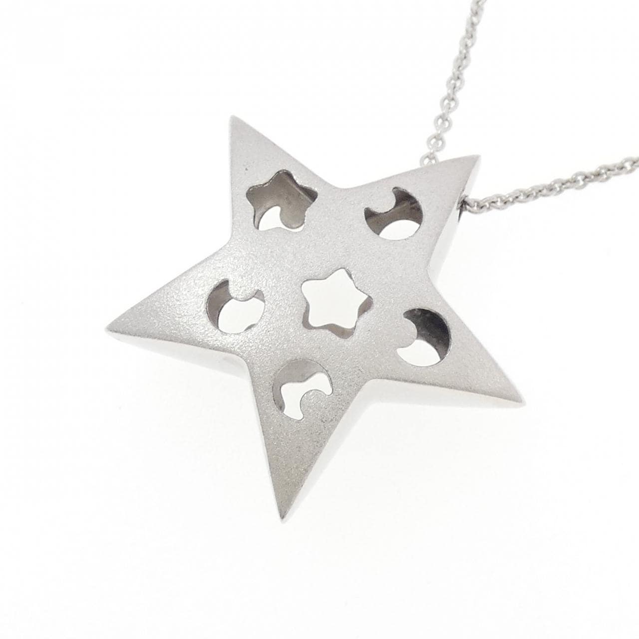 750WG スター ネックレス