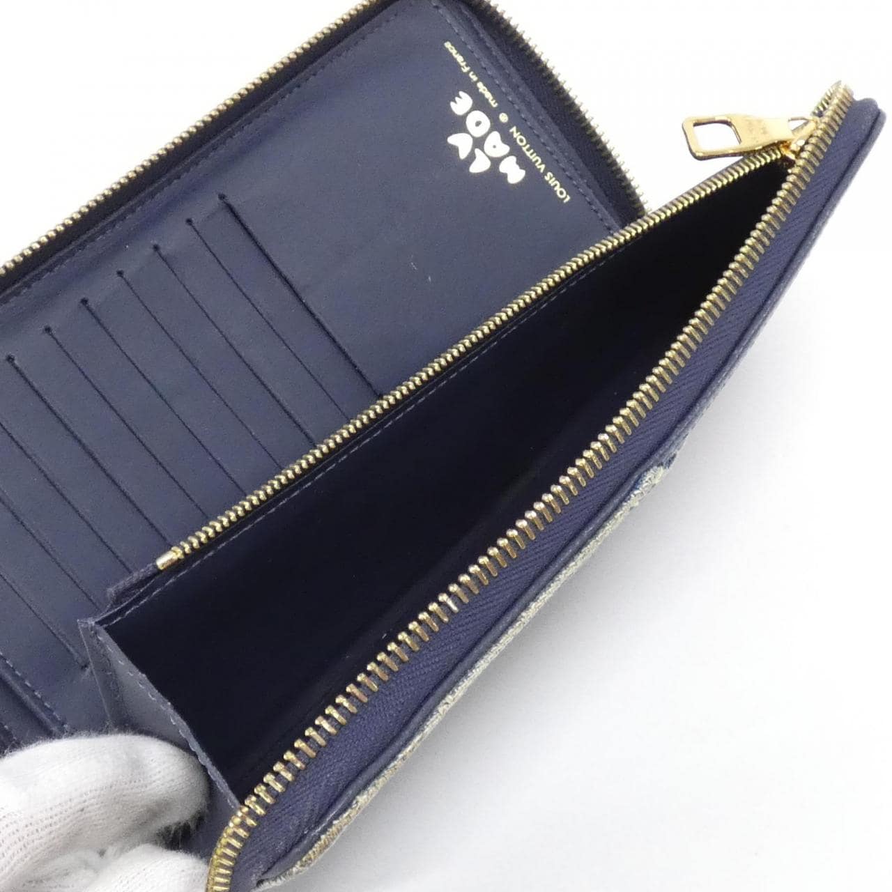 LOUIS VUITTON Monogram Drip拉链钱包竖版M81107 钱包