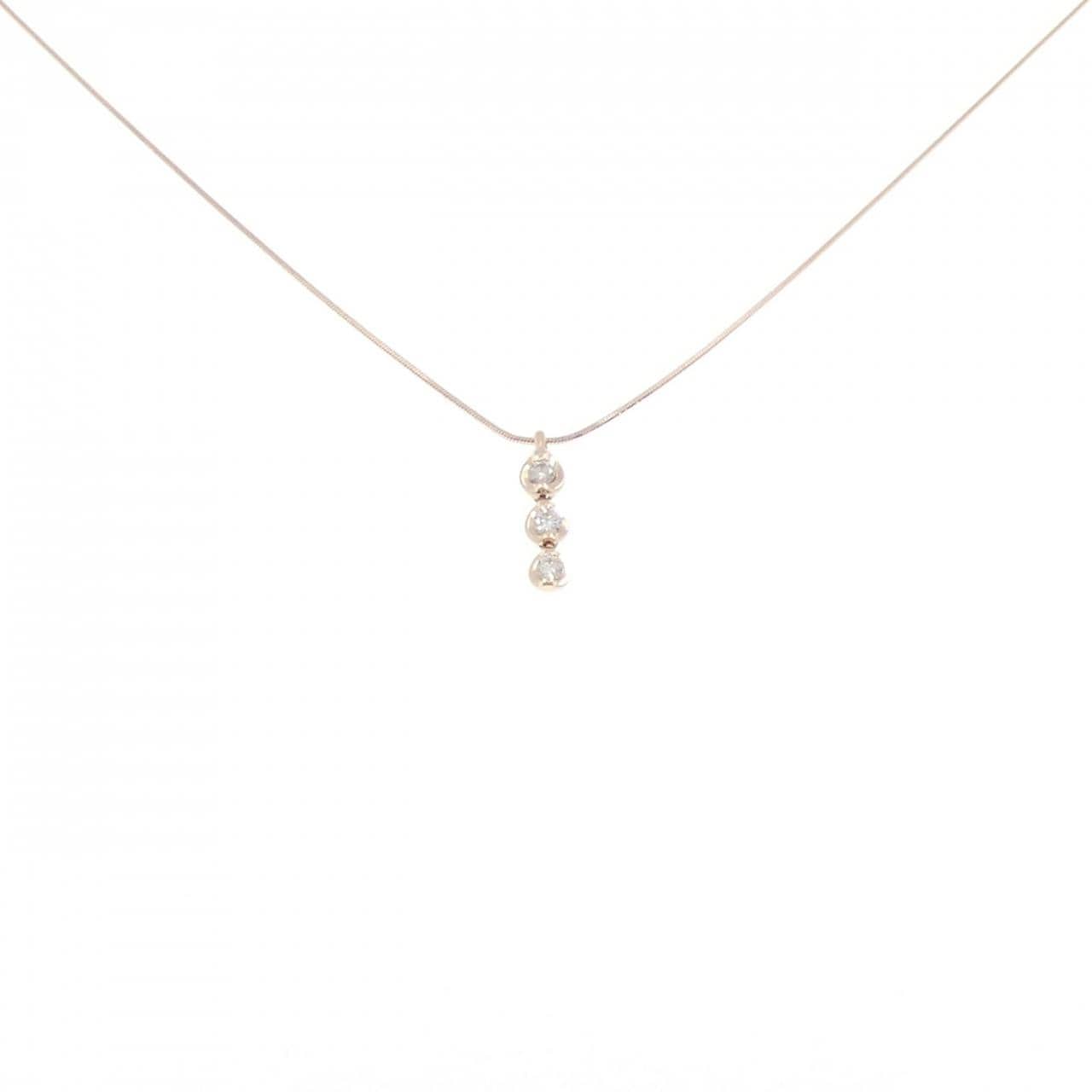 トリロジー ダイヤモンド ネックレス 0.15CT