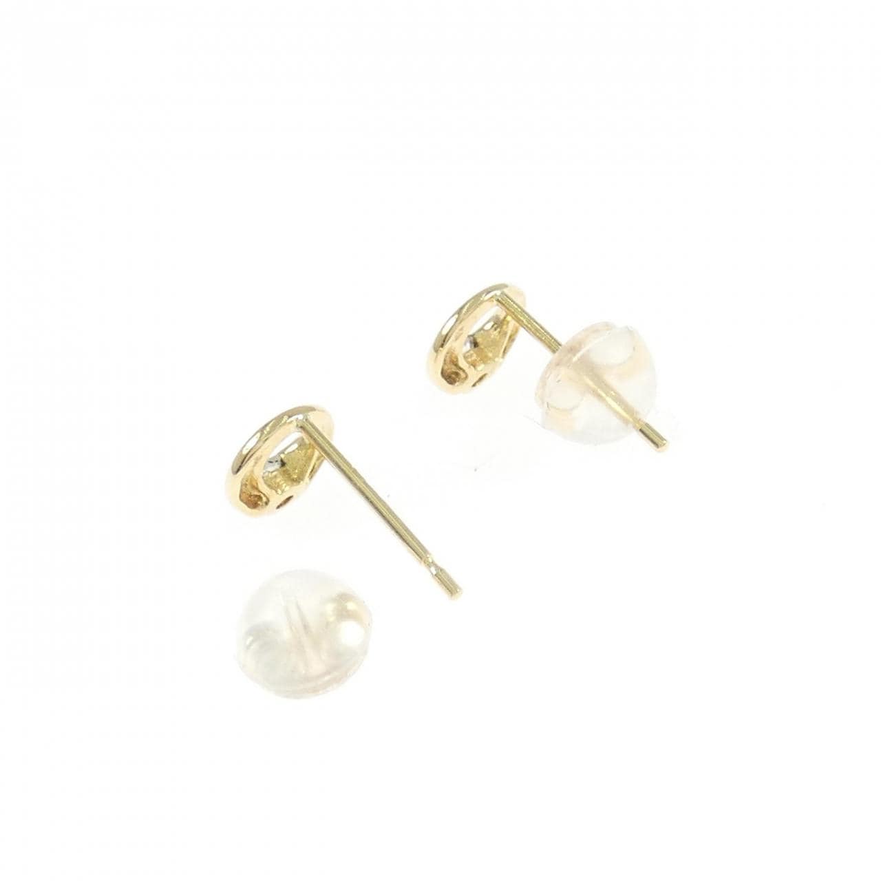 K18YG ダイヤモンド ピアス 0.10CT