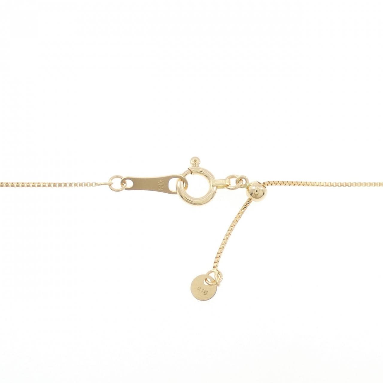 【新品】K18YG ダイヤモンド ネックレス 0.12CT