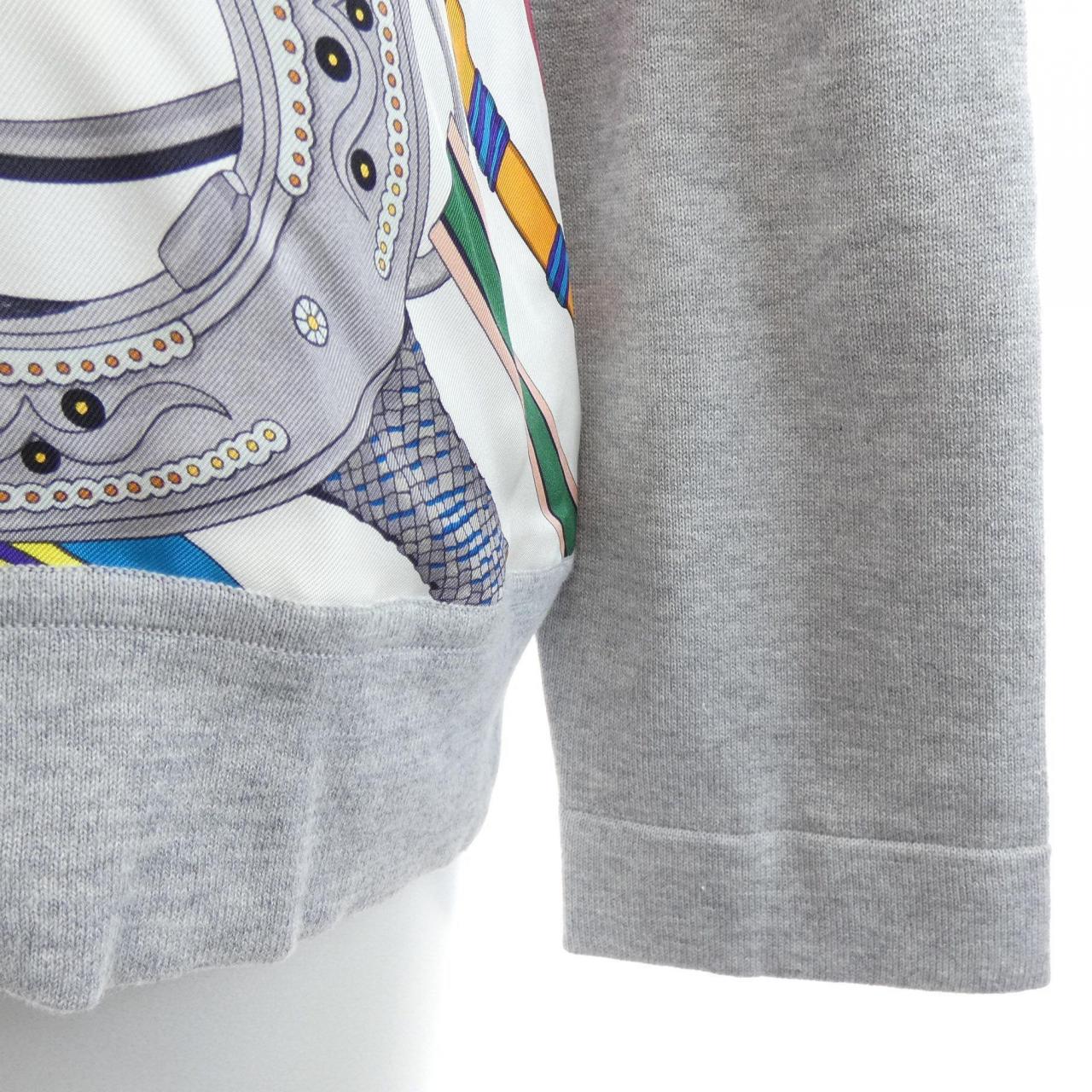 エルメス HERMES CONCOURS D'ETRIES 46-7764 ツイルレーヌ カーディガン