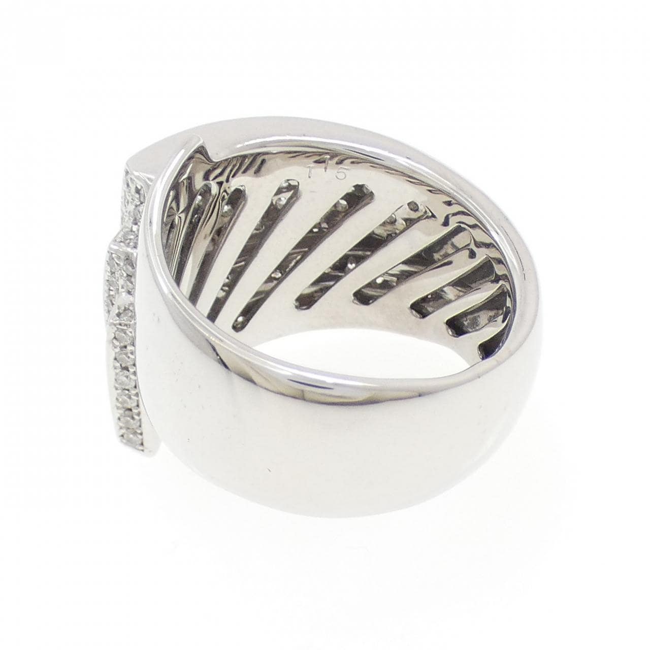 K18WG ダイヤモンド リング 1.15CT