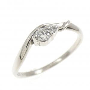 PT950 ダイヤモンド リング 0.1CT