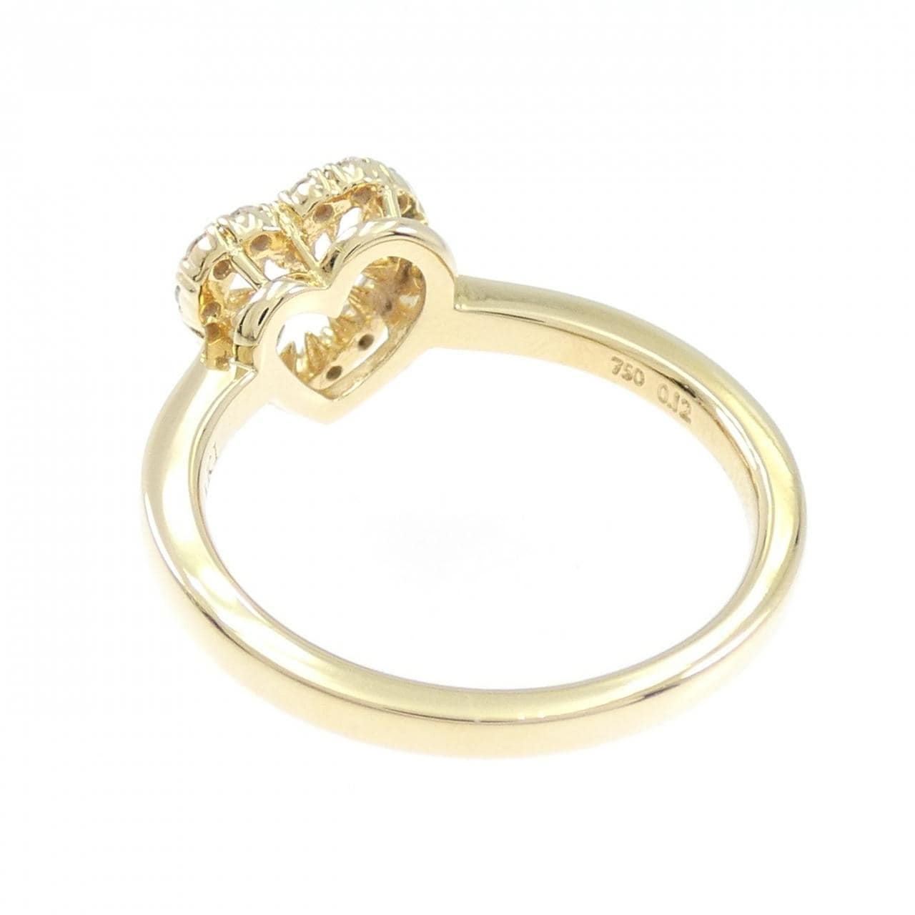 タサキ デインジャー ハート リング 0.12CT