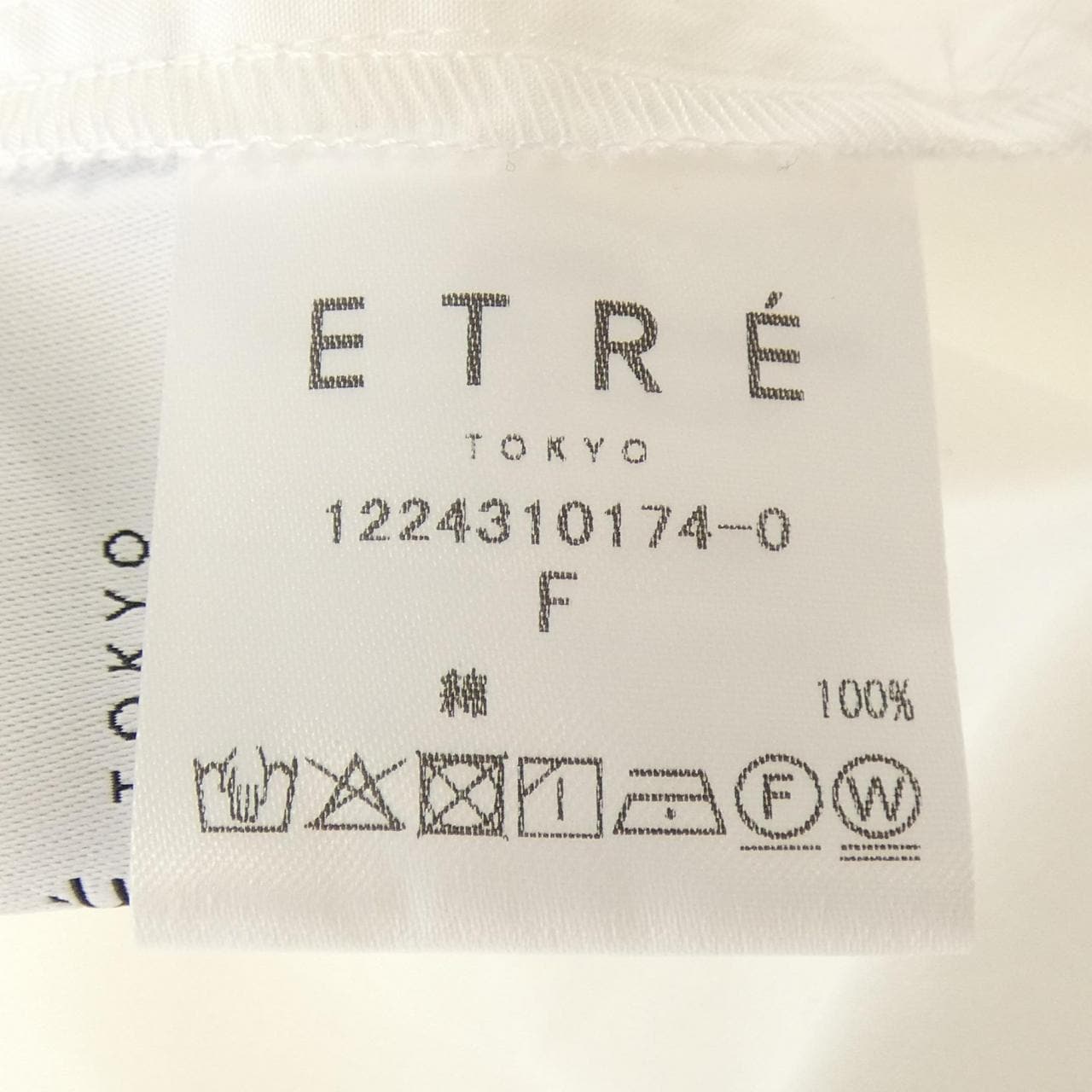 エトレトウキョウ ETRE TOKYO 1224310174-0 シャツ