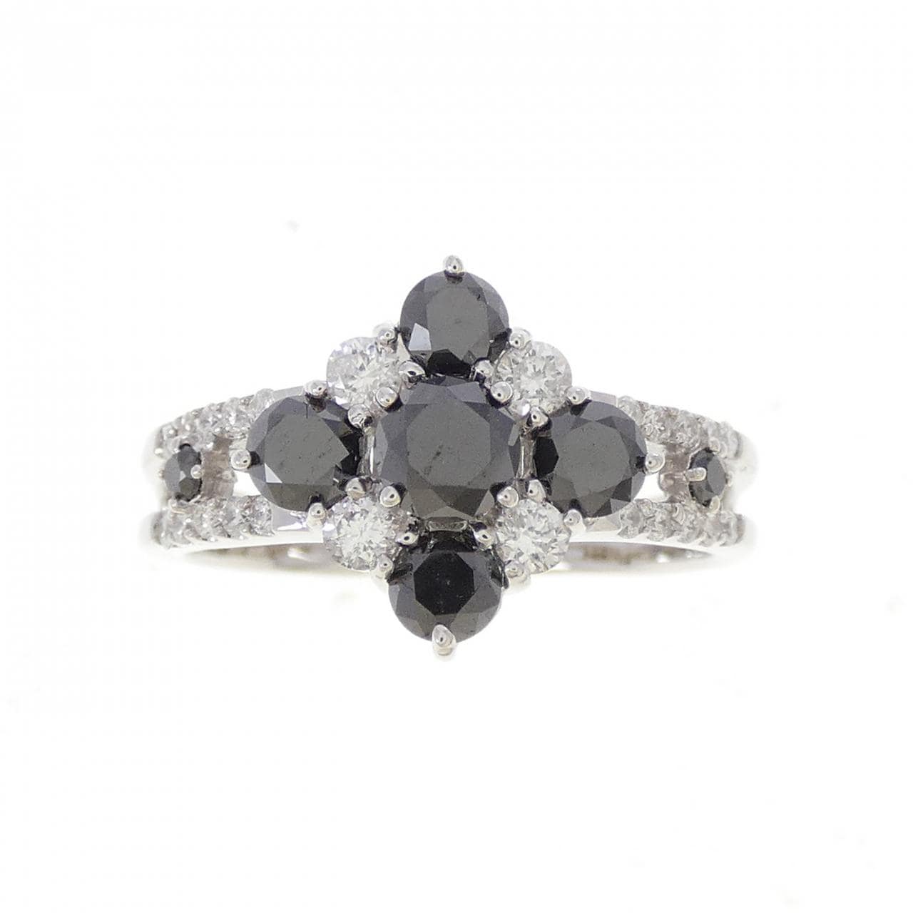 K18WG ダイヤモンド リング 1.10CT