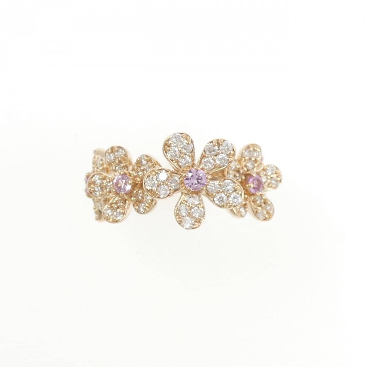 ポンテヴェキオ フラワー リング 0.26CT