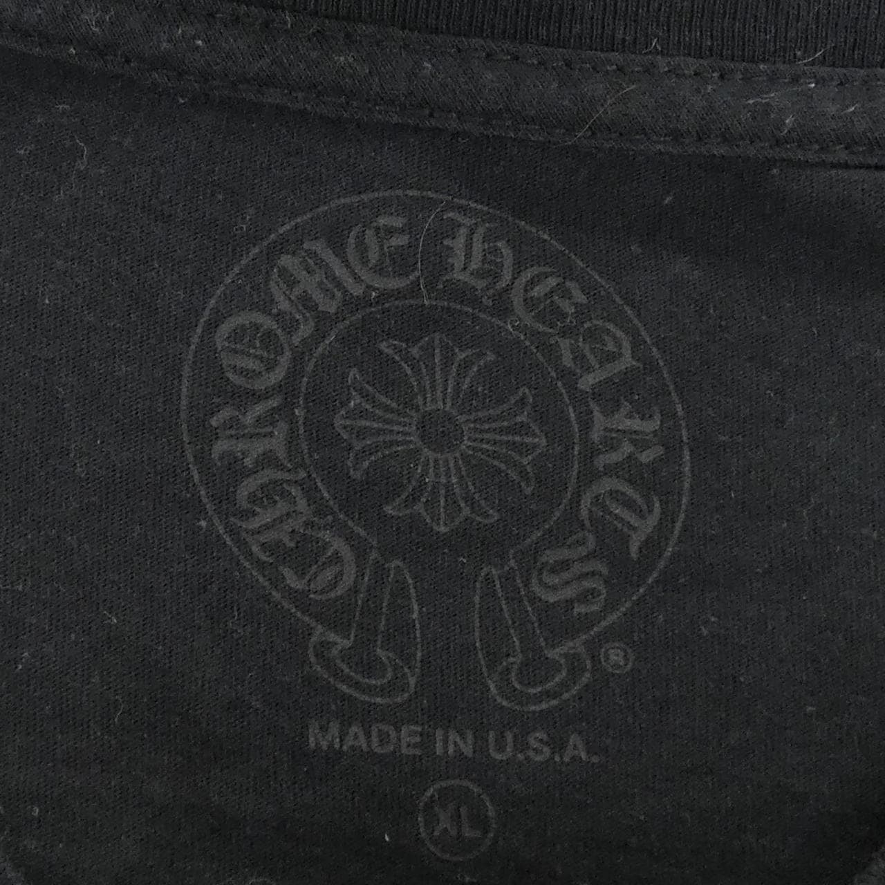 クロムハーツ CHROME HEARTS 大阪限定 VERTICAL LOGO　SCROLL LABEL 2212-304-0597 Tシャツ