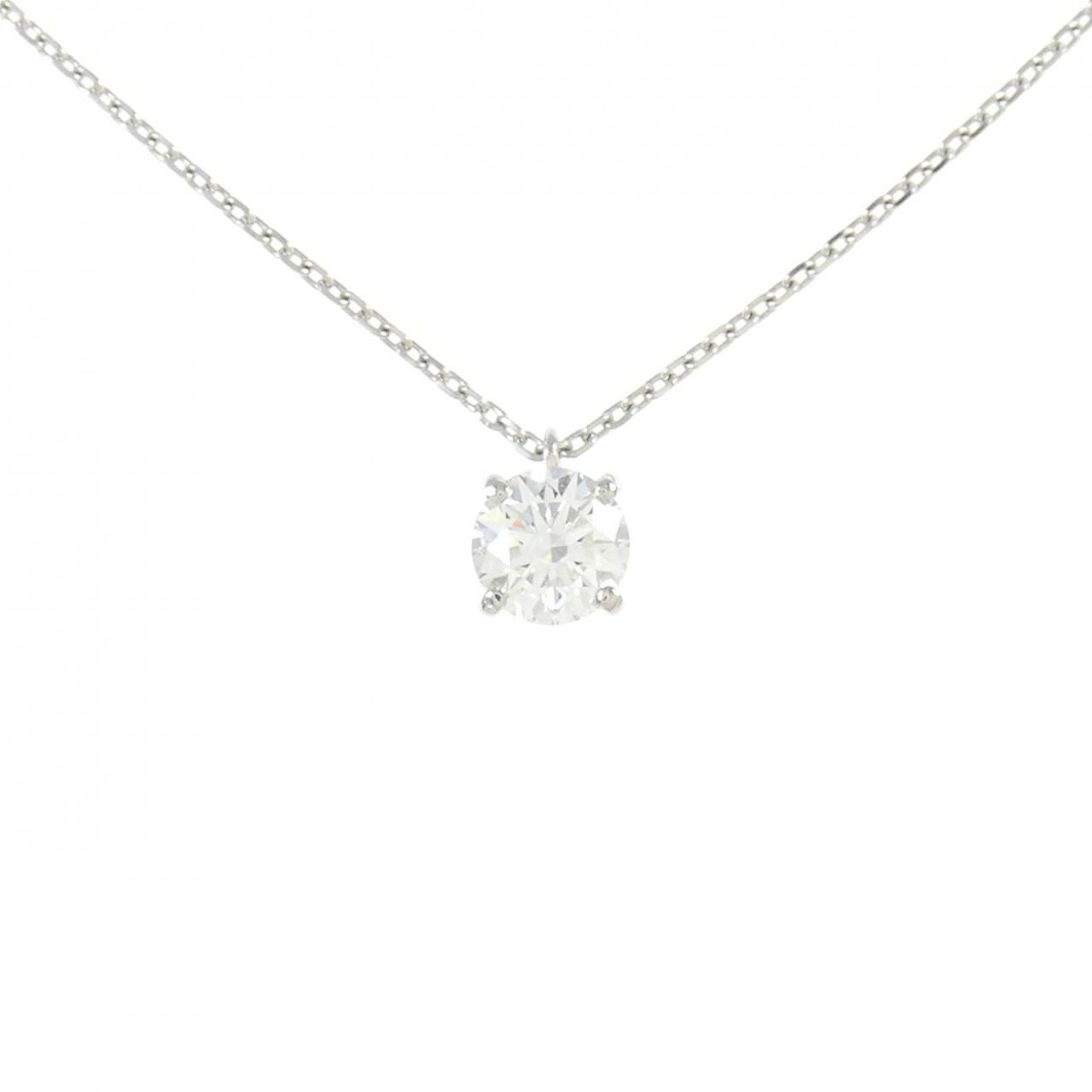 コメ兵｜PT ダイヤモンド ネックレス 0.803CT H VS2 3EXT｜鑑定書付