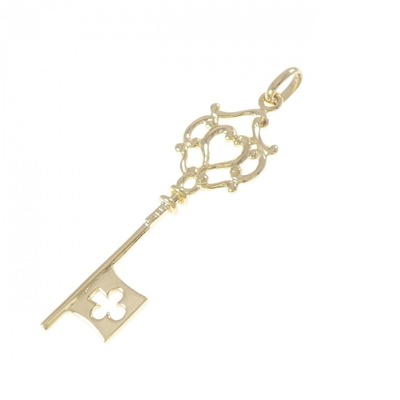 K18YG キー ペンダント