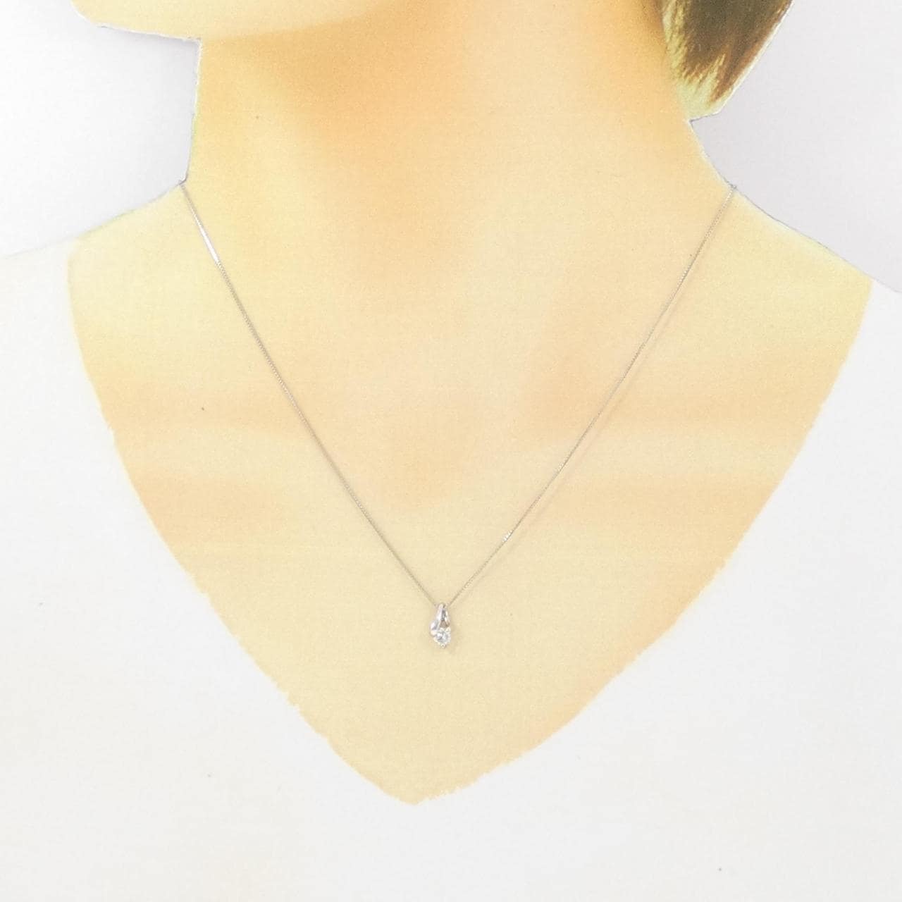 PT ダイヤモンド ネックレス 0.15CT