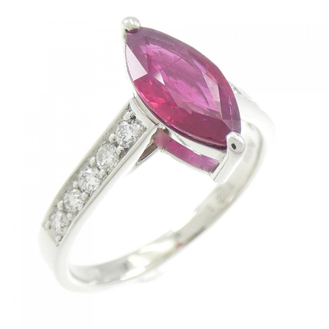 PT900 ルビー リング 1.21CT