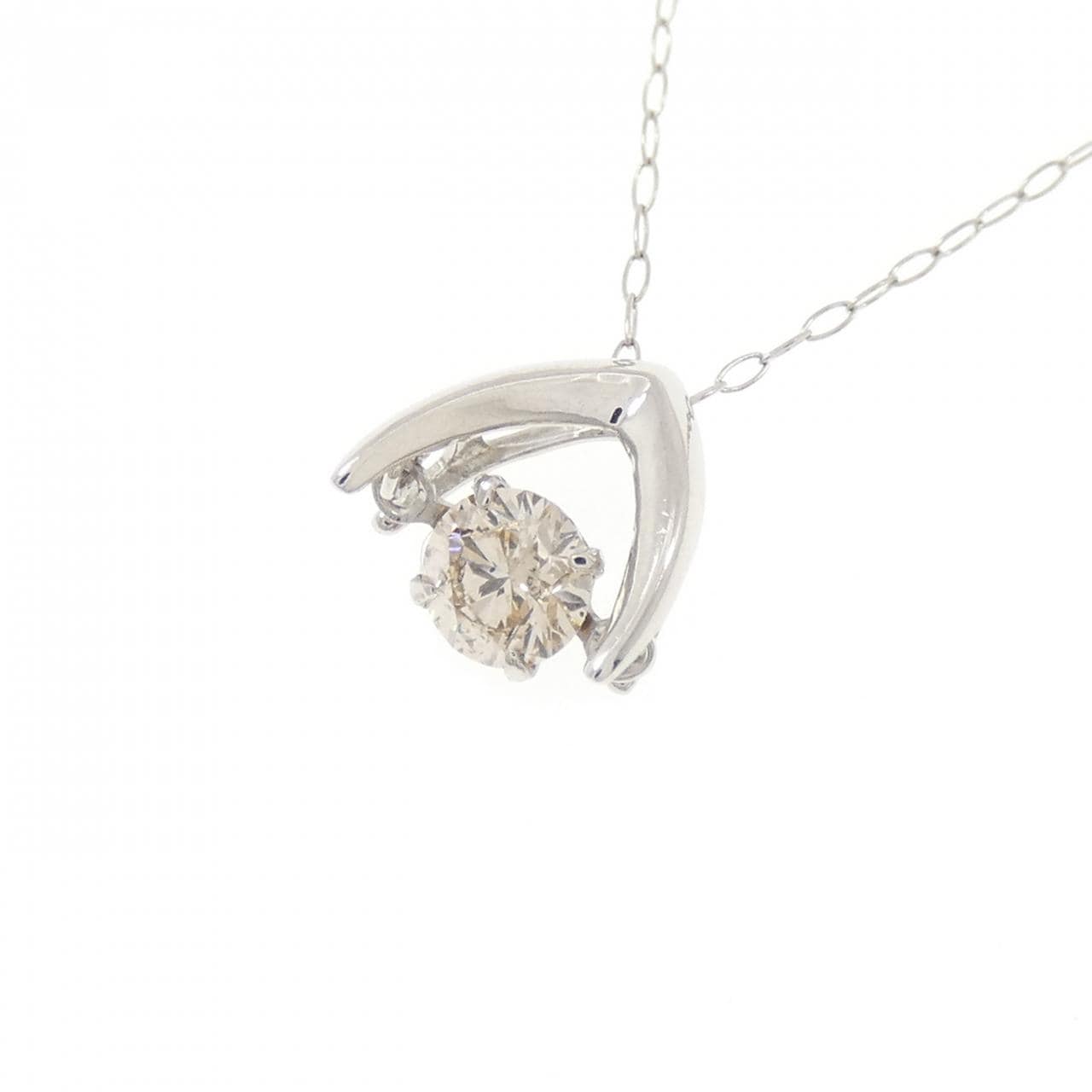 PT900/PT850 ダイヤモンド ネックレス 0.30CT