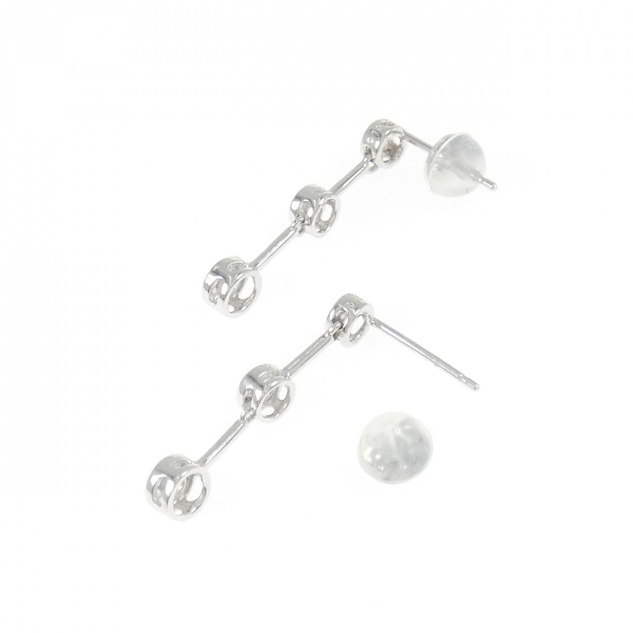 PT900 ダイヤモンド ピアス 0.20CT