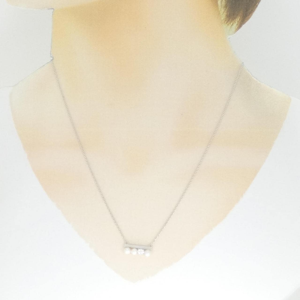 Tasaki Petit Balance Diamond Solo Necklace