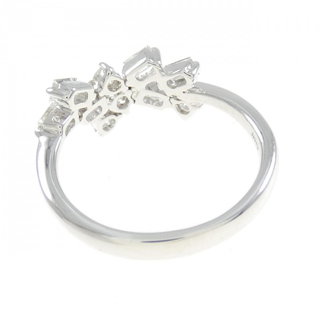 K18WG ダイヤモンド リング 0.42CT