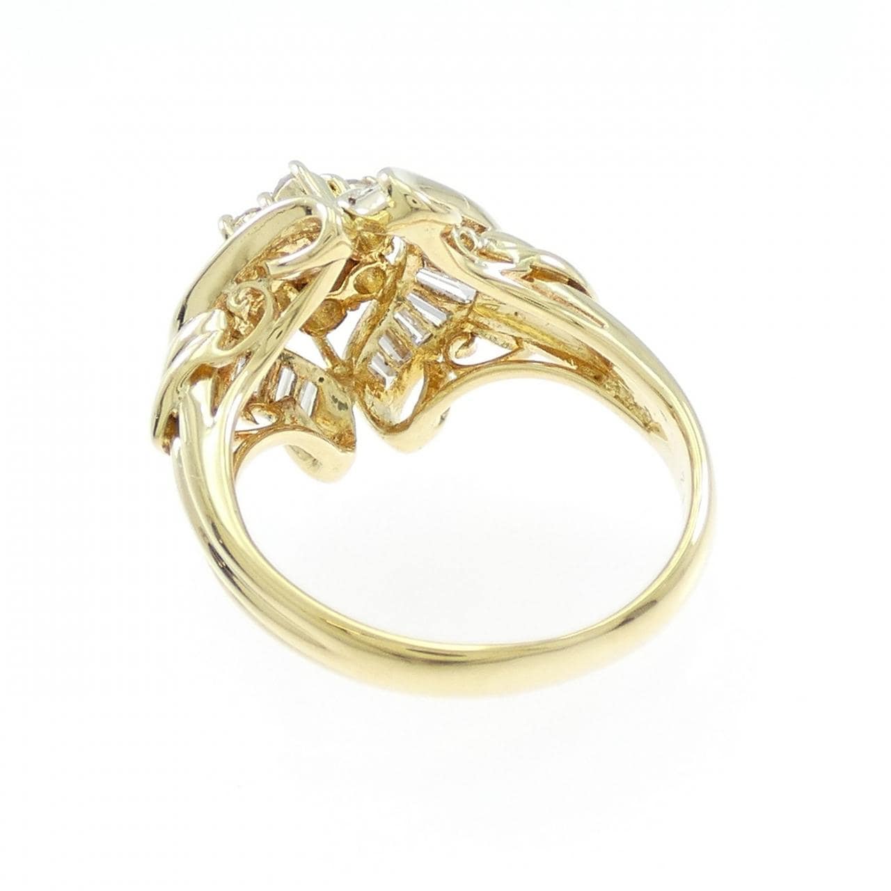 750YG ダイヤモンド リング 1.12CT