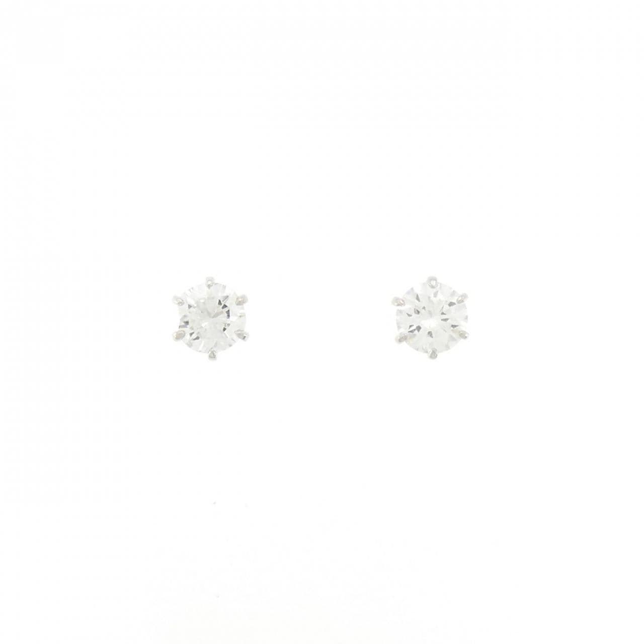 【リメイク】PT/ST ダイヤモンド ピアス 0.308CT 0.347CT D VS2 VG-GOOD