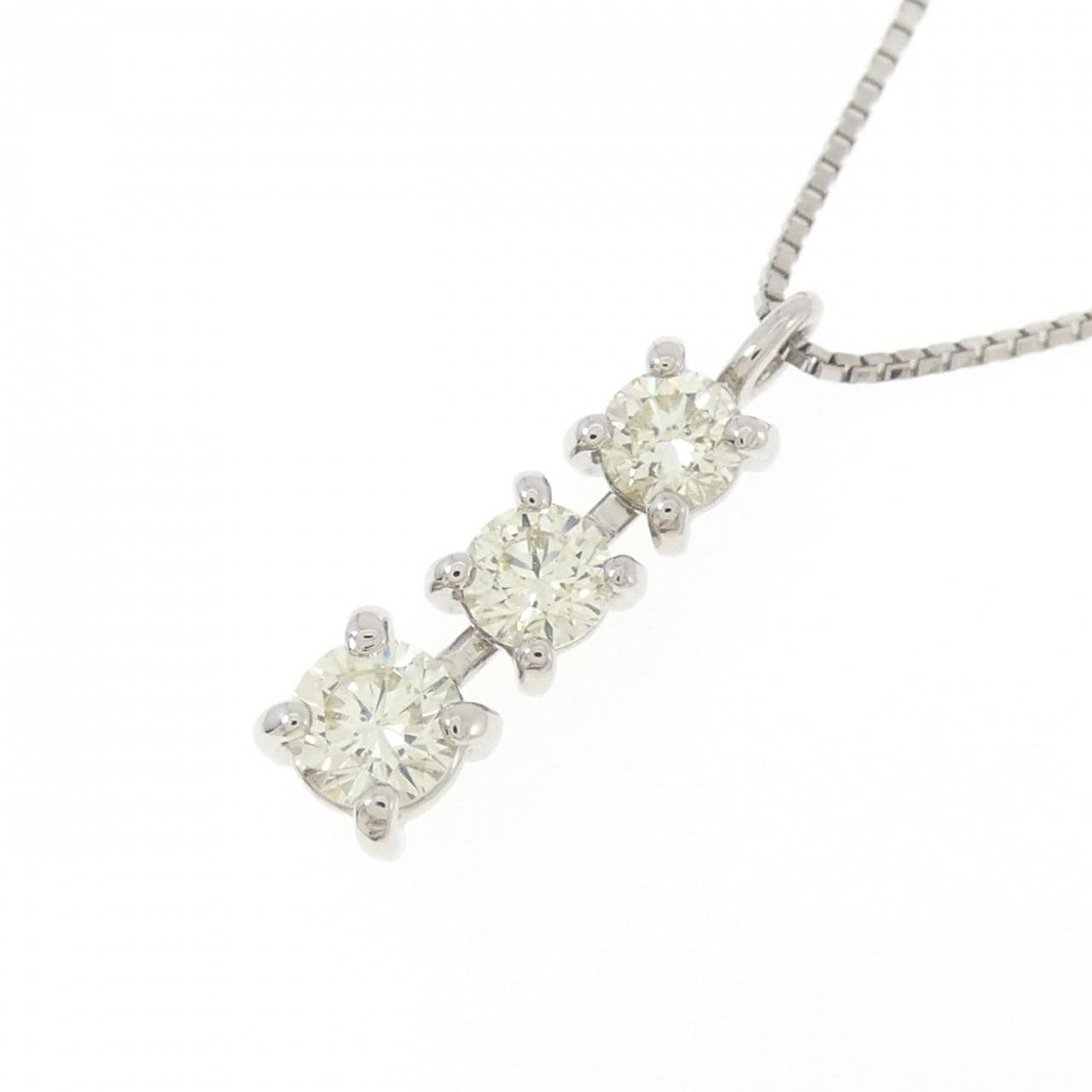 PT900/PT850 ダイヤモンド ネックレス 0.763CT