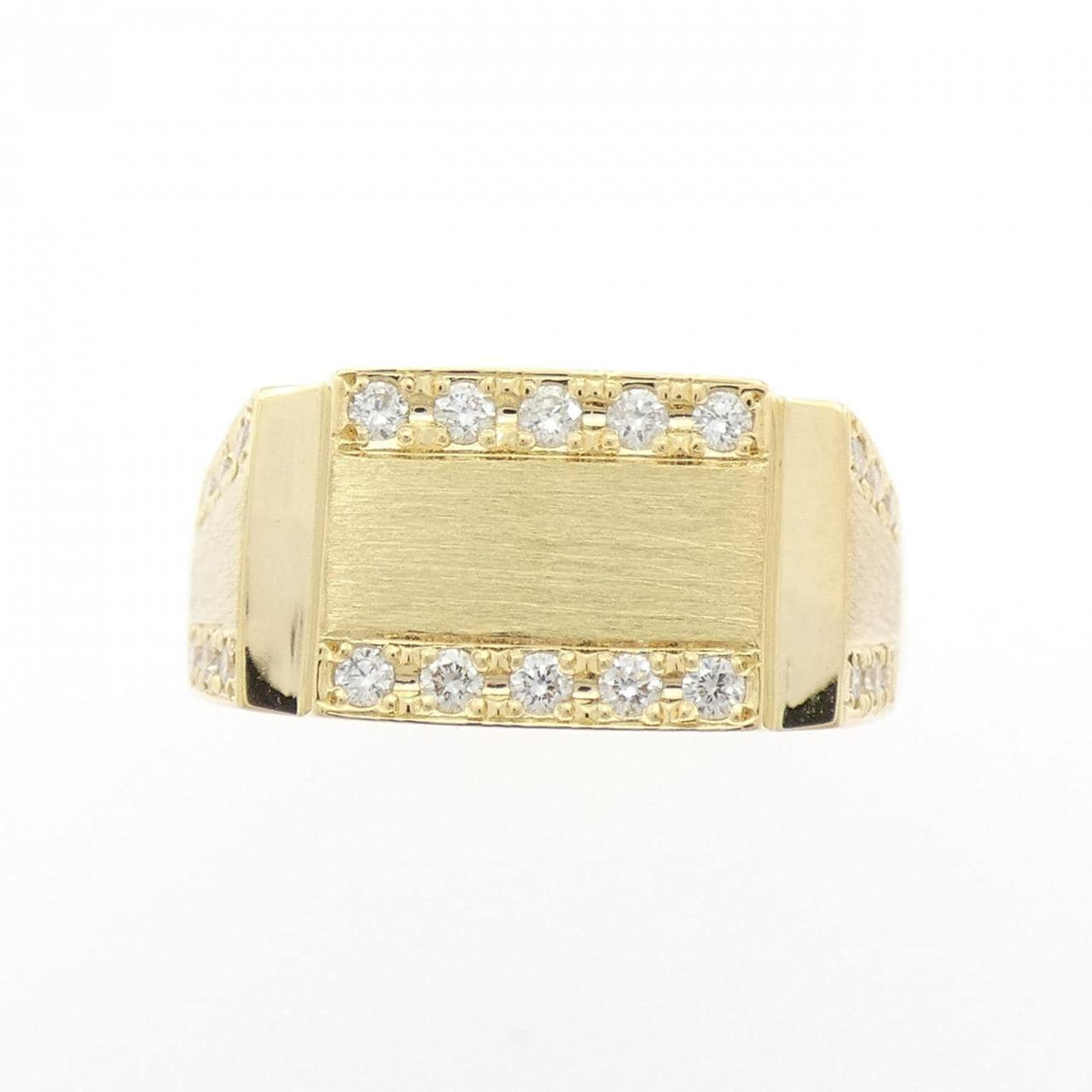 【新品】K18YG ダイヤモンド リング 0.37CT