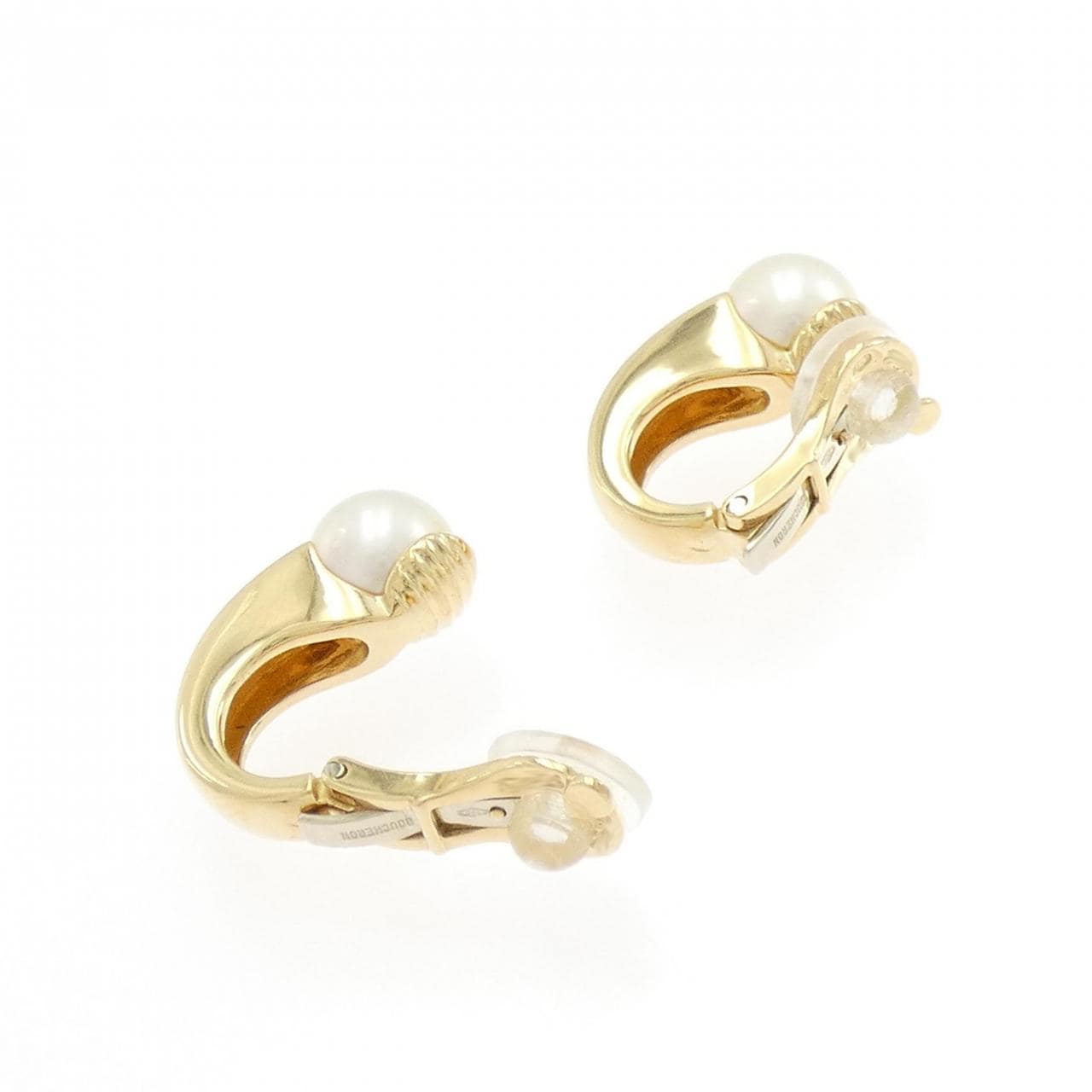 ブシュロン アコヤパール イヤリング 8.5mm