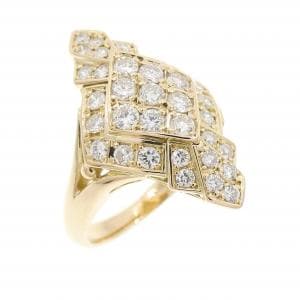 K18YG ダイヤモンド リング 0.81CT