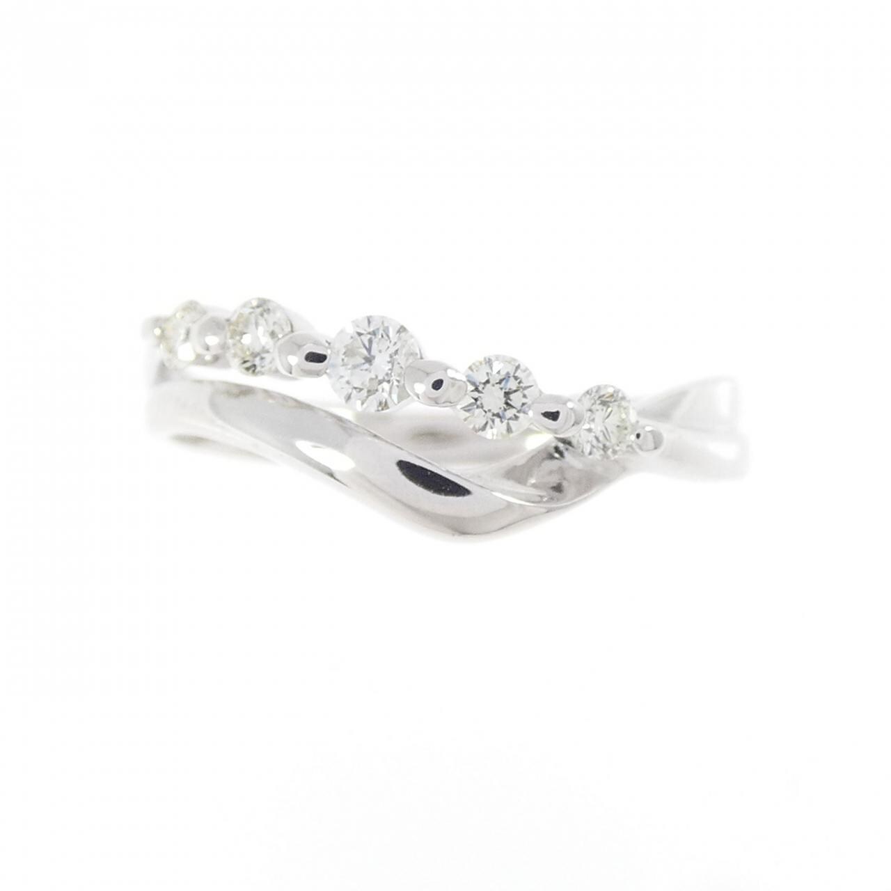 K18WG ダイヤモンド リング 0.20CT