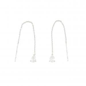 PT900 ダイヤモンド ピアス 0.27CT