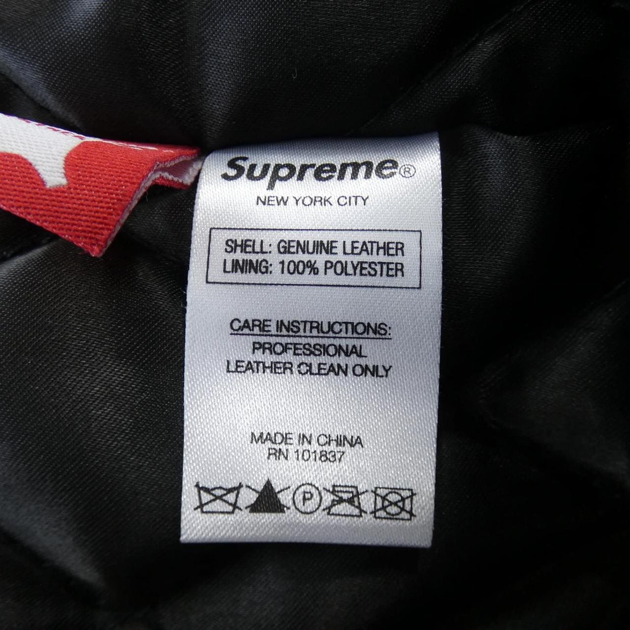 シュプリーム SUPREME レザージャケット