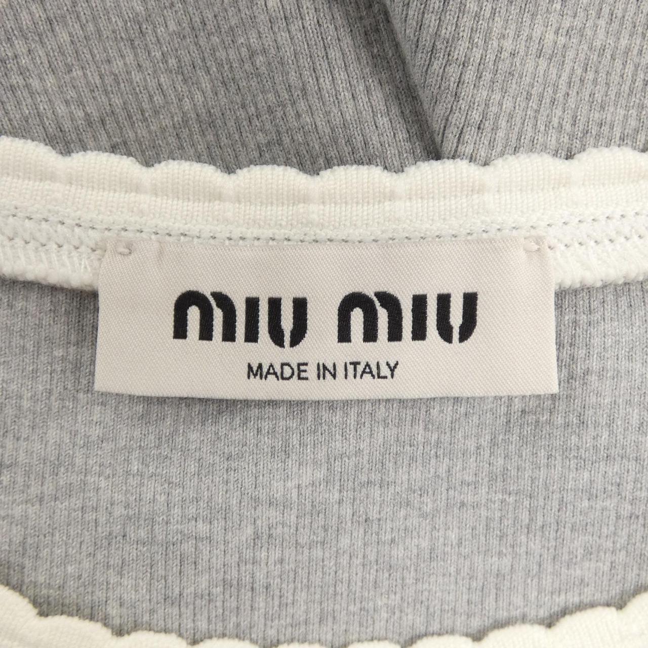 ミュウミュウ MIU MIU MIU MIU ロゴ MJN847 S232 12HM トップス