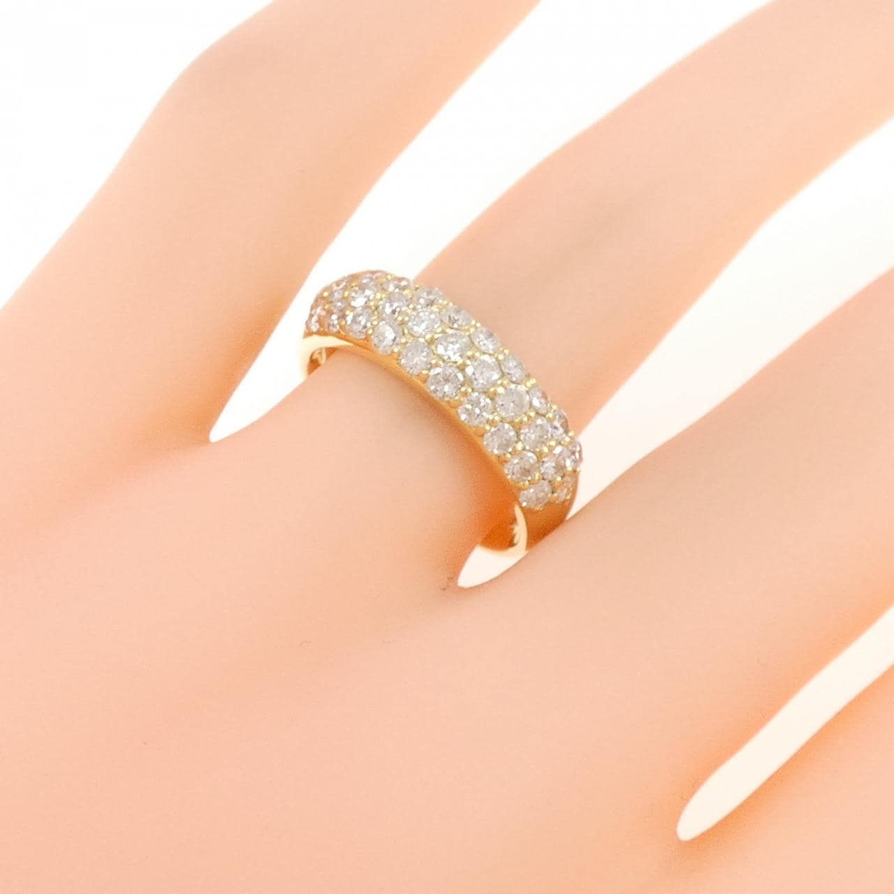 K18YG ダイヤモンド リング 1.00CT