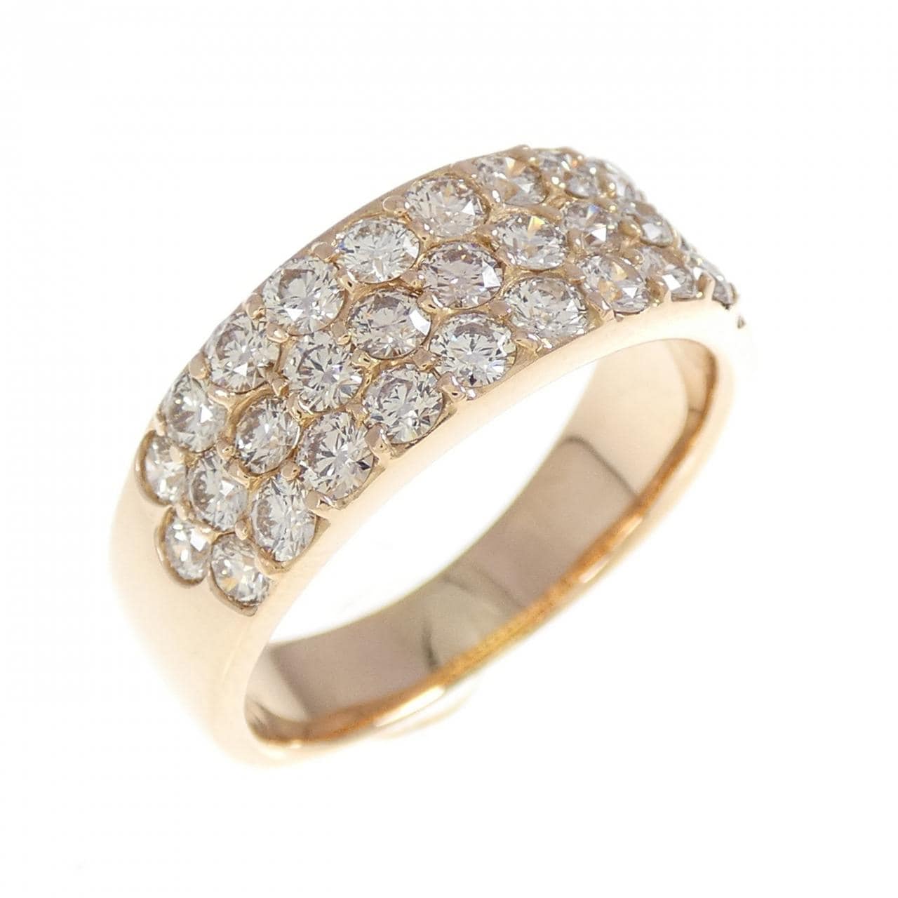 K18PG ダイヤモンド リング 1.54CT