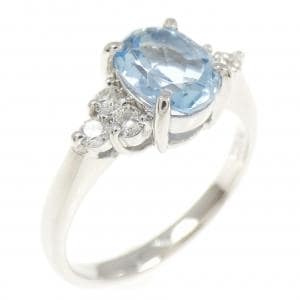 PT900 アクアマリン リング 1.01CT