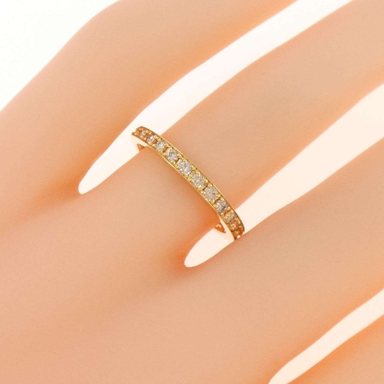 【新品】K18YG ダイヤモンド リング 0.30CT