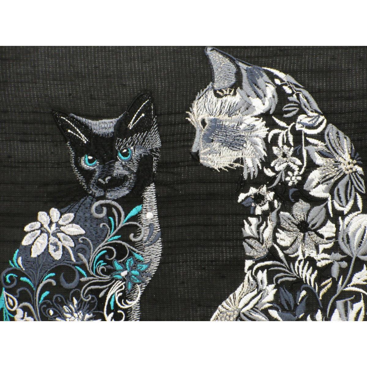 【新品】名古屋帯　刺繍加工
