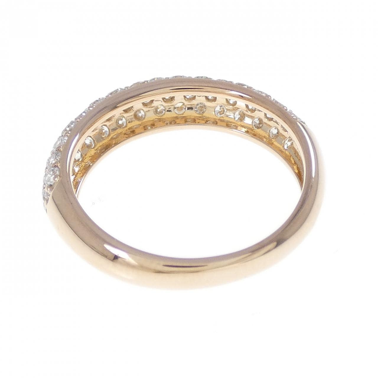 K18PG パヴェ ダイヤモンド リング 1.00CT