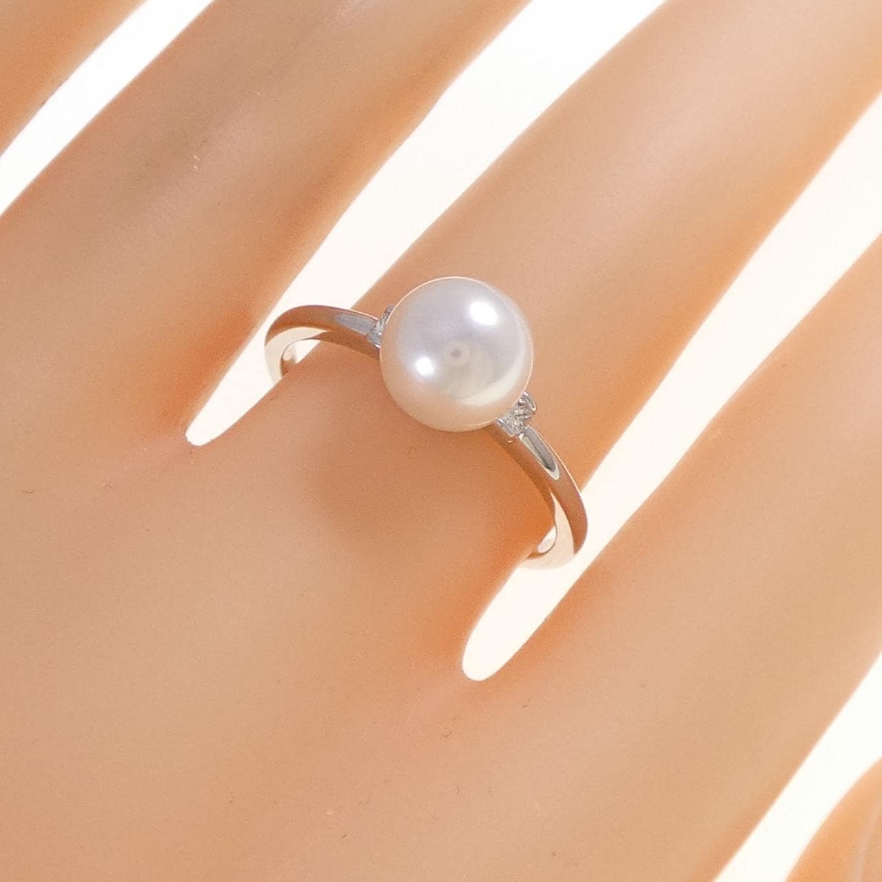 ジーエスティービー アコヤパール リング