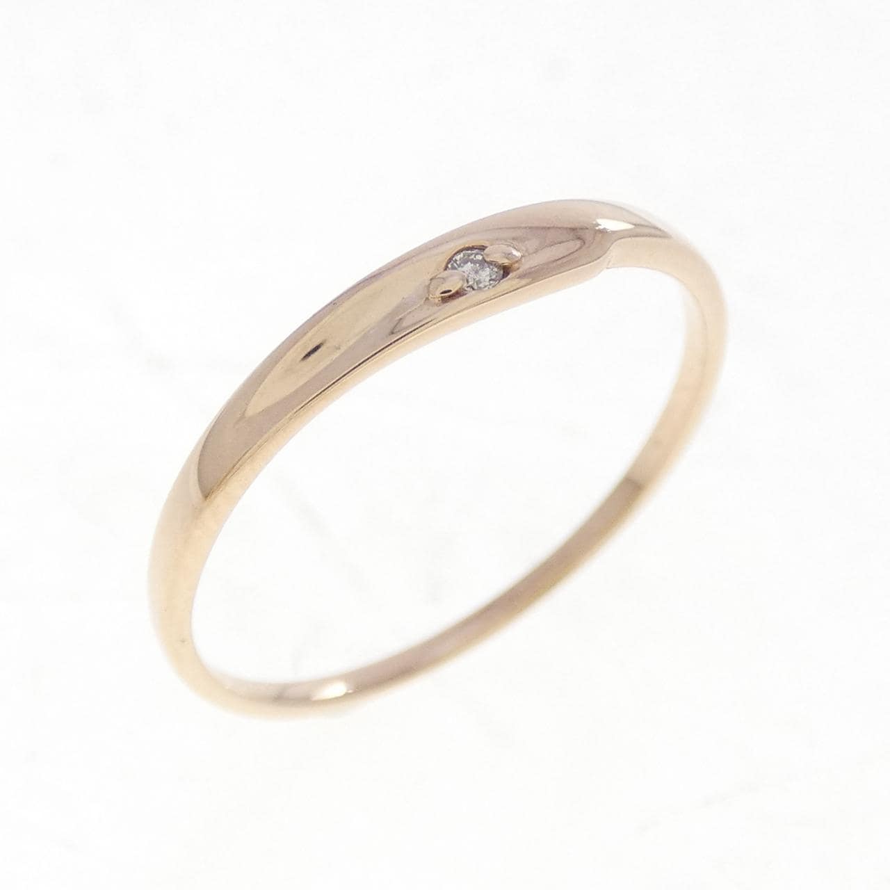 K18PG ダイヤモンド リング 0.01CT