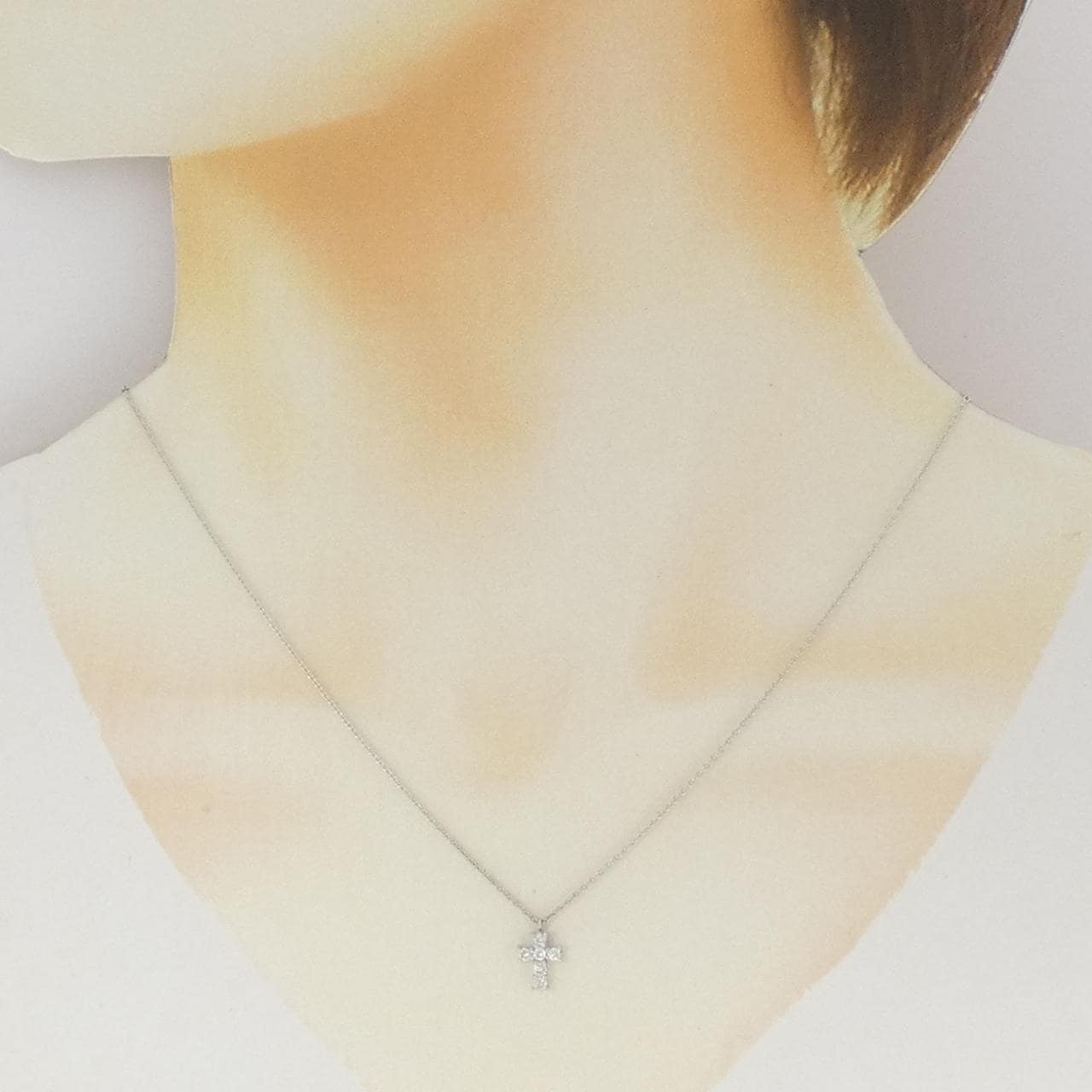 ヴァンドーム ダイヤモンド ネックレス 0.18CT
