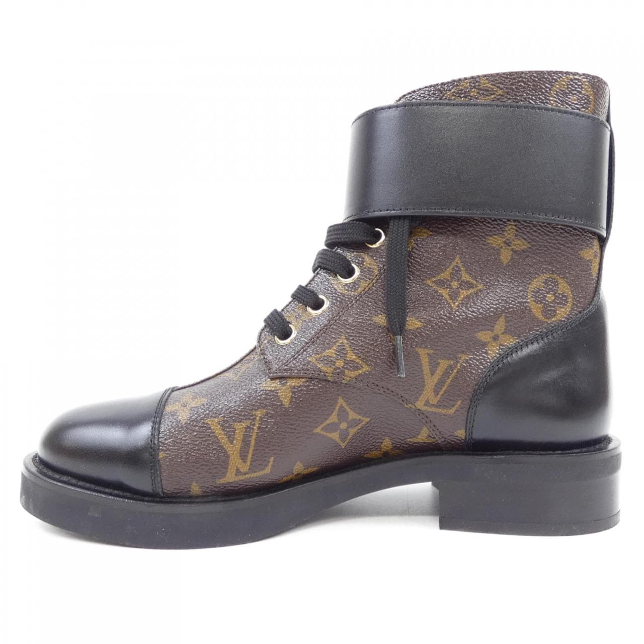 ルイヴィトン LOUIS VUITTON パテントモノグラム キャンバス ワンダーランドライン ブーツ