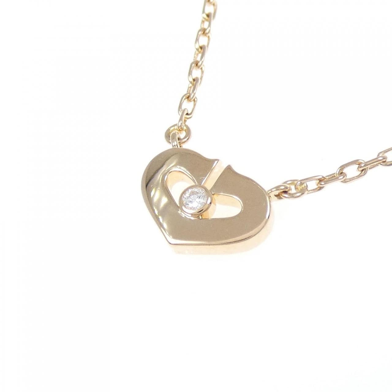 Cartier C heart小號項鍊