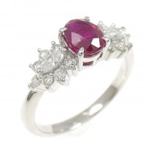 PT900 ルビー リング 1.086CT