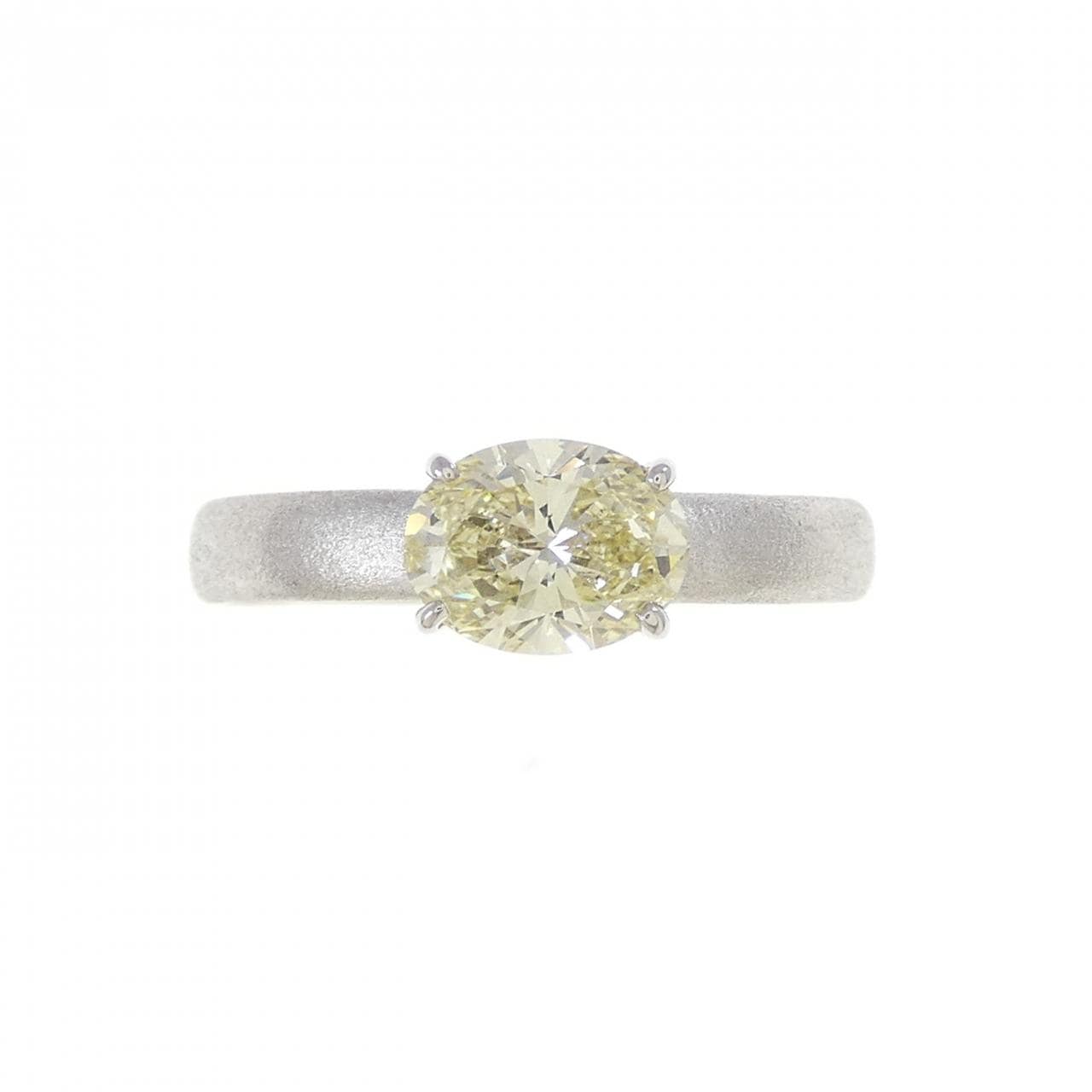PT900 ダイヤモンド リング 1.013CT LY VS2 オーバルカット