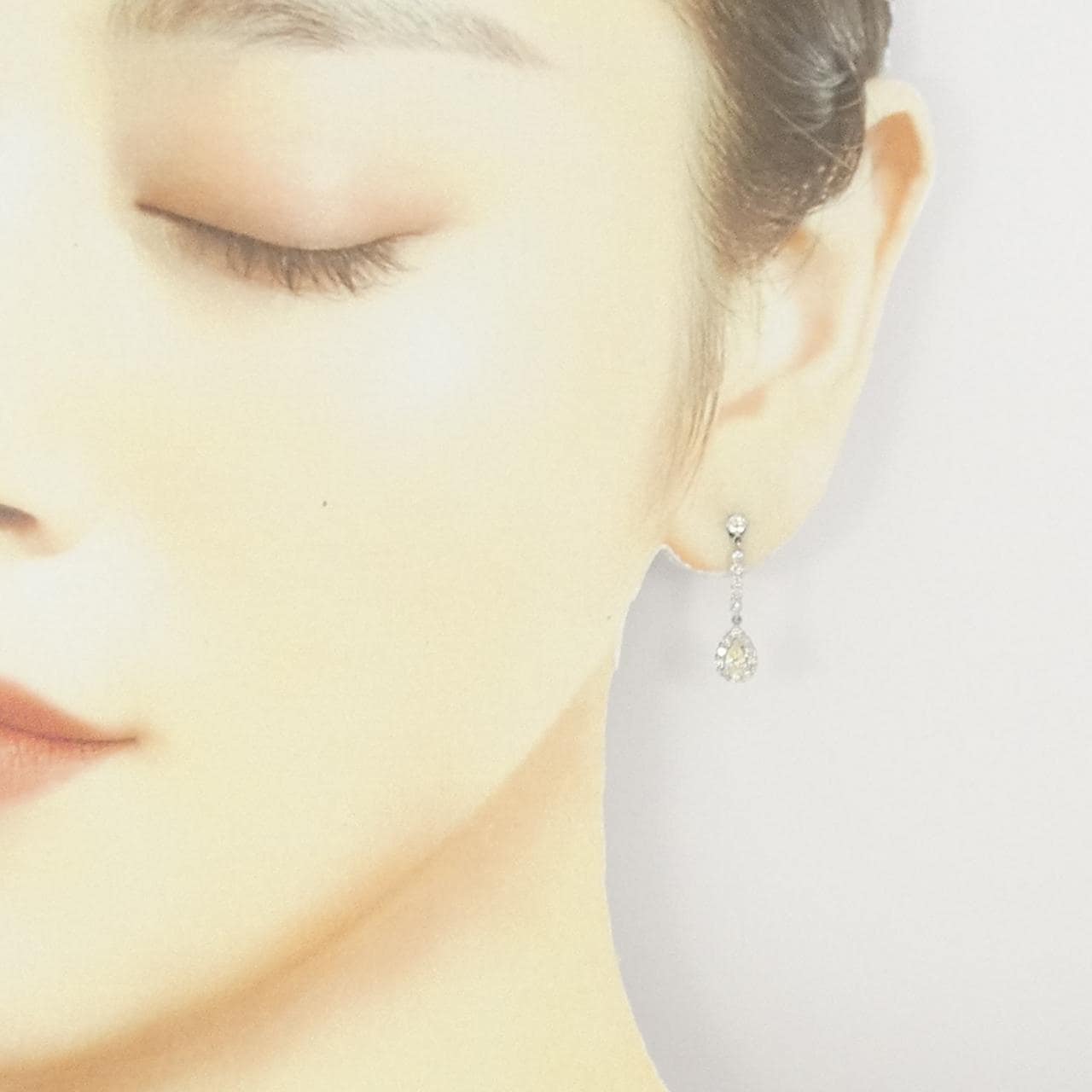 【新品】PT900 ダイヤモンド ピアス 0.80CT