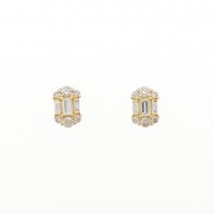 【新品】K18YG ダイヤモンド ピアス 0.40CT
