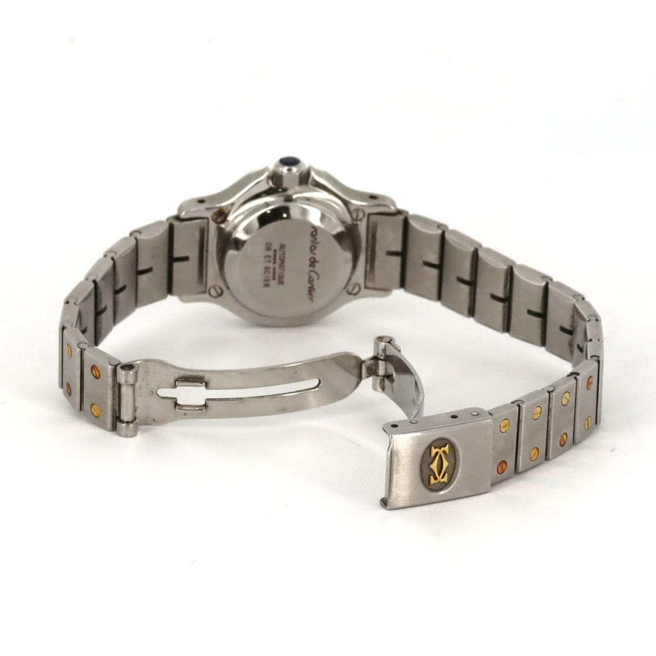 カルティエ サントスオクタゴンSM コンビ SSxYG 自動巻