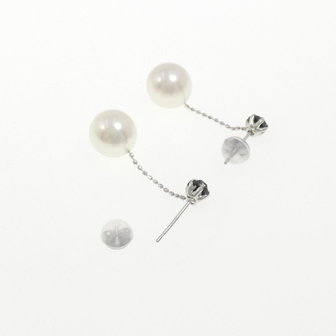 PT900 アコヤパール ピアス 8.5mm