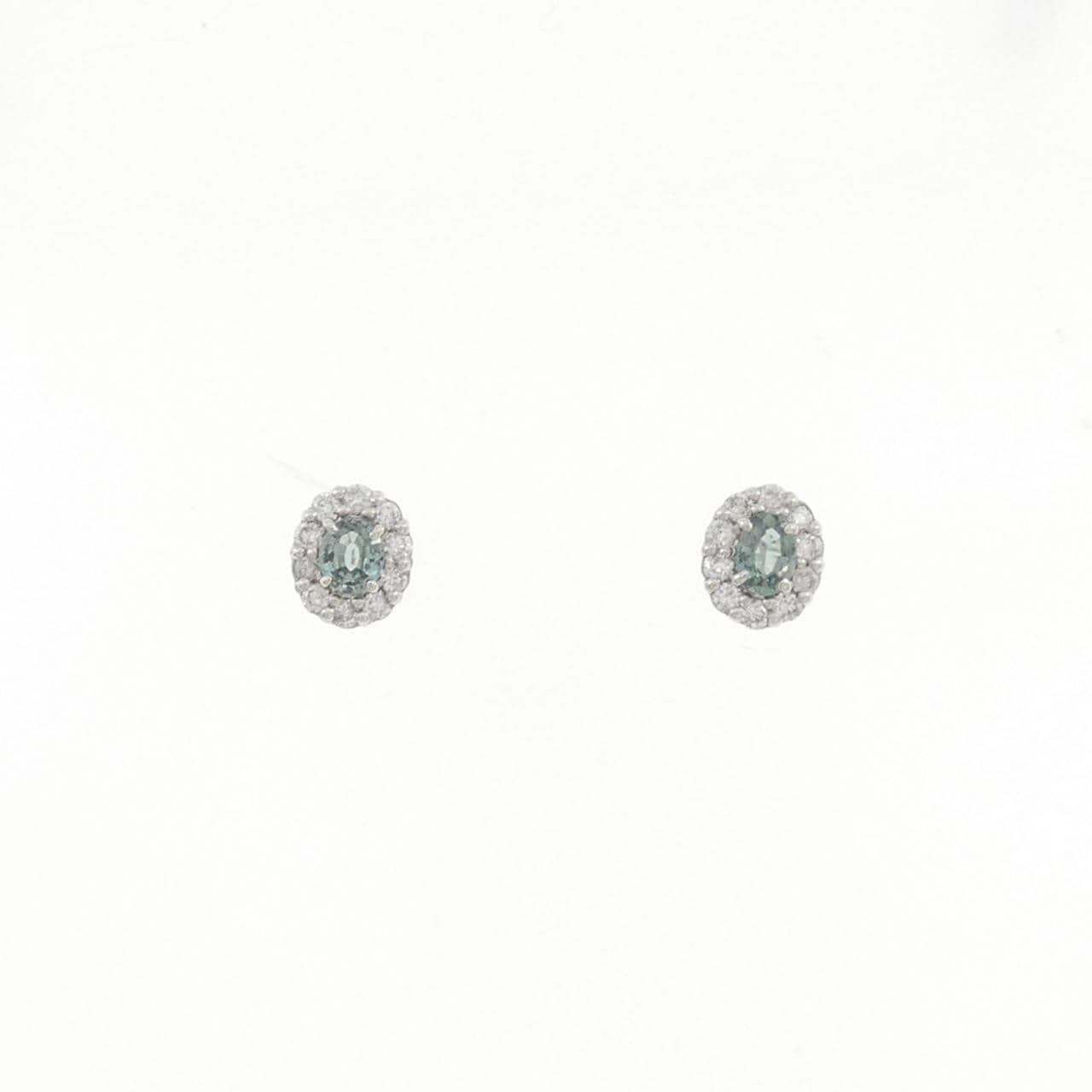 PT950/PT900 アレキサンドライト ピアス 0.12CT