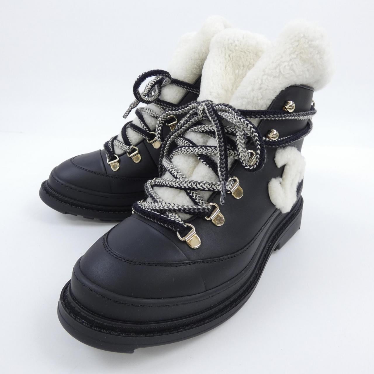 シャネル CHANEL レースアップ G35376Y53519 ブーツ
